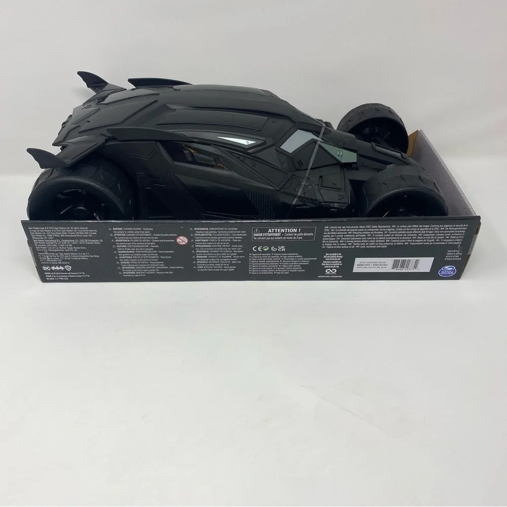Spin Master DC Comics Matte Black Batman‎ Batmobile 12 inch NEW